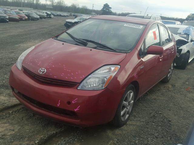 JTDKB20U987807671 - 2008 TOYOTA PRIUS RED photo 2