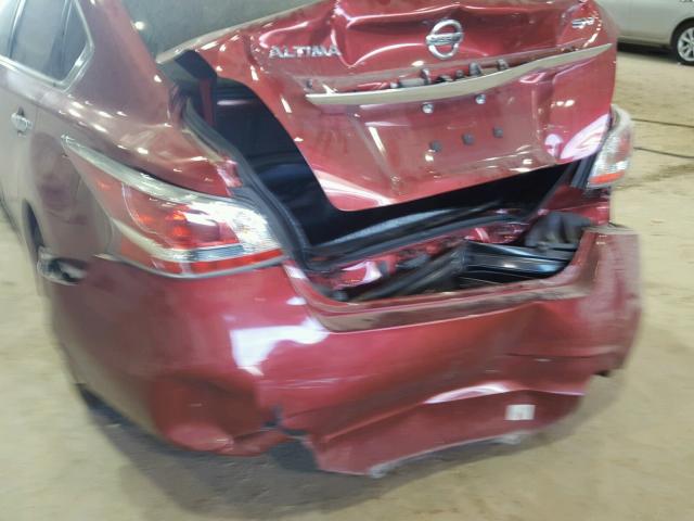 1N4AL3AP9FC195909 - 2015 NISSAN ALTIMA 2.5 RED photo 9