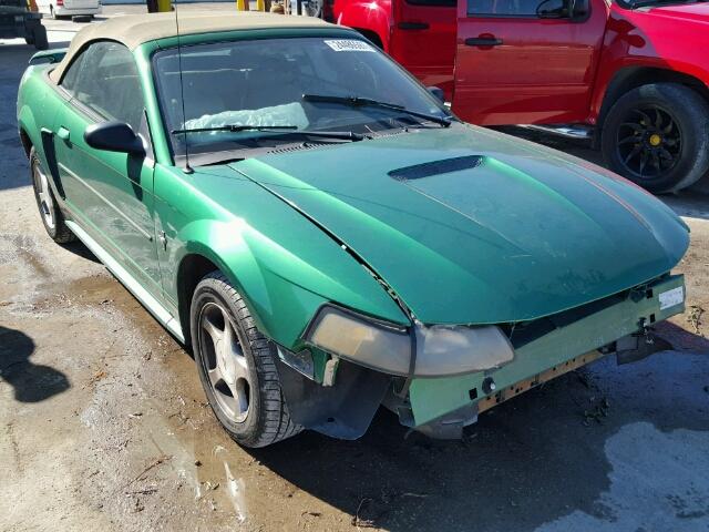 1FAFP44431F234826 - 2001 FORD MUSTANG GREEN photo 1