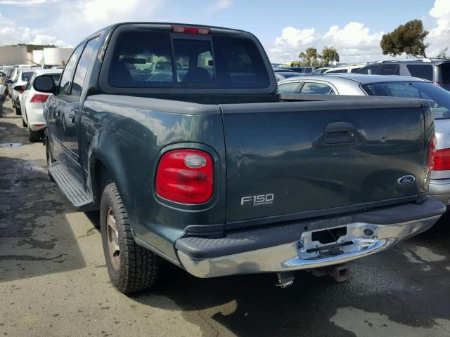 1FTRW07W31KE68844 - 2001 FORD F150 SUPER GREEN photo 3