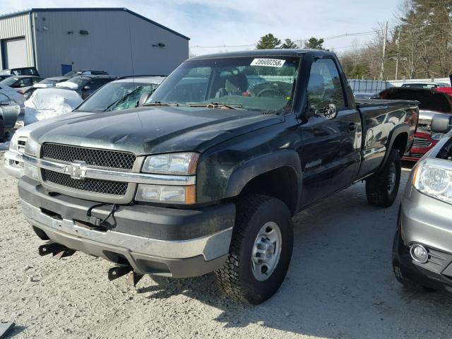 1GCHK24U93E304523 - 2003 CHEVROLET SILVERADO GREEN photo 2