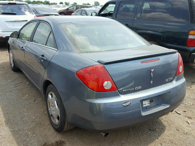 1G2ZM551364264510 - 2006 PONTIAC G6 GTP BLUE photo 3