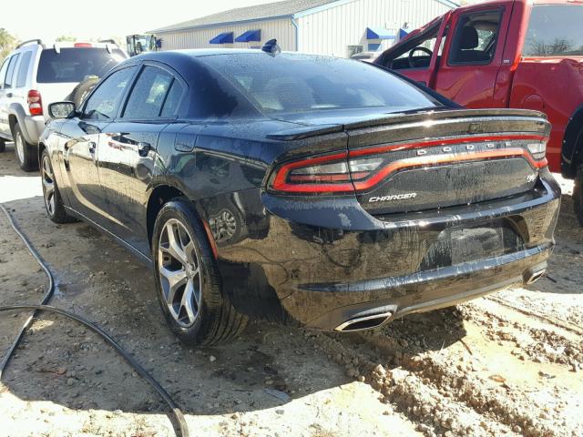 2C3CDXCT5FH857813 - 2015 DODGE CHARGER R/ BLACK photo 3