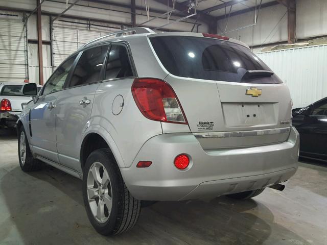 3GNAL3EK0ES665513 - 2014 CHEVROLET CAPTIVA LT SILVER photo 3