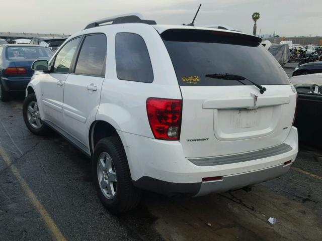 2CKDL73F476035443 - 2007 PONTIAC TORRENT WHITE photo 3