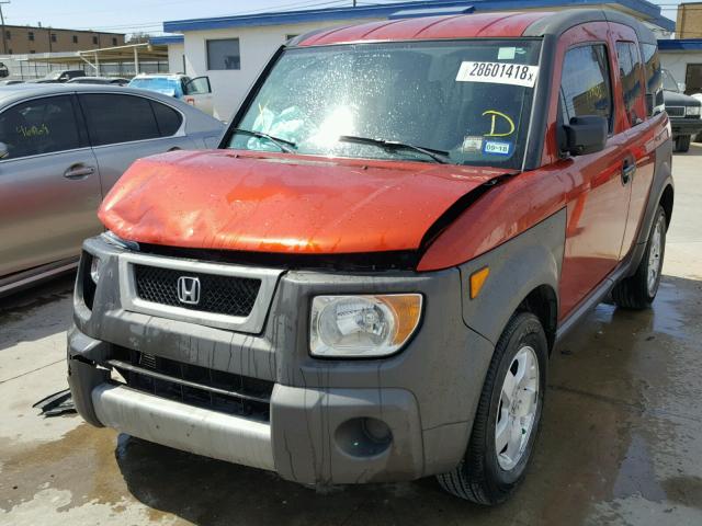 5J6YH18583L016669 - 2003 HONDA ELEMENT EX ORANGE photo 2