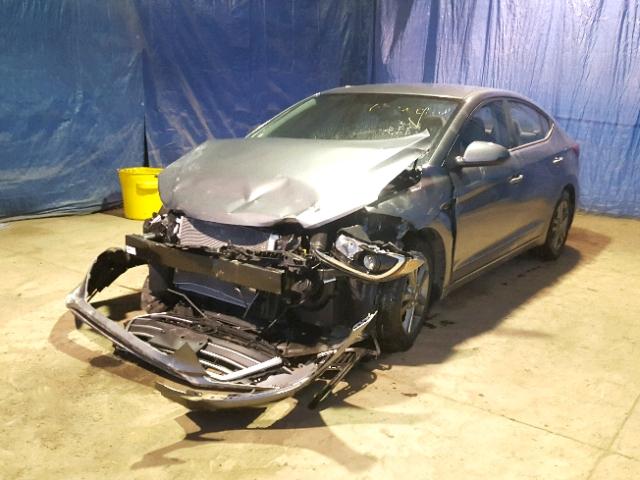 5NPD84LF5JH295814 - 2018 HYUNDAI ELANTRA SE GRAY photo 2