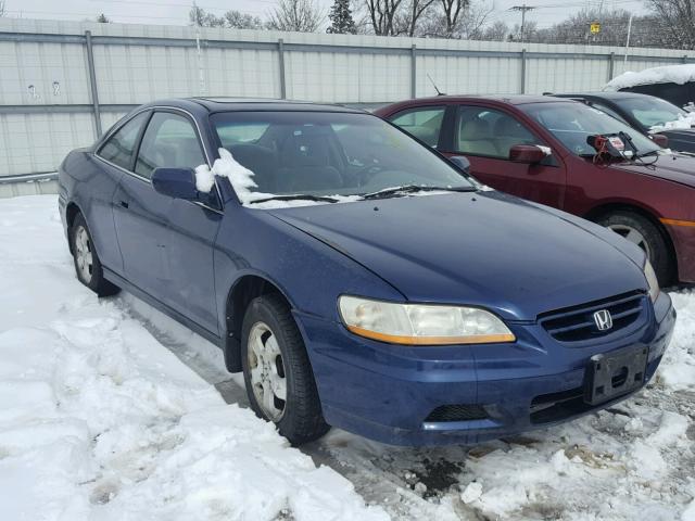 1HGCG31721A014002 - 2001 HONDA ACCORD EX BLUE photo 1