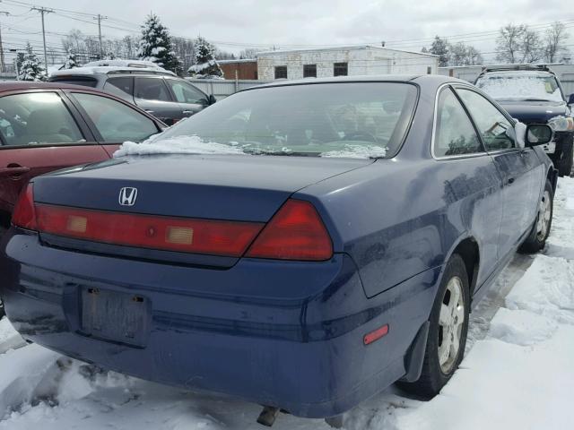 1HGCG31721A014002 - 2001 HONDA ACCORD EX BLUE photo 4