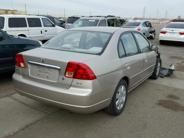 1HGES26731L072232 - 2001 HONDA CIVIC EX Qızıl foto 4