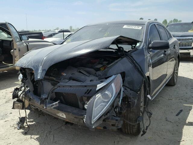 1LNHL9DK9DG604973 - 2013 LINCOLN MKS BLACK photo 2