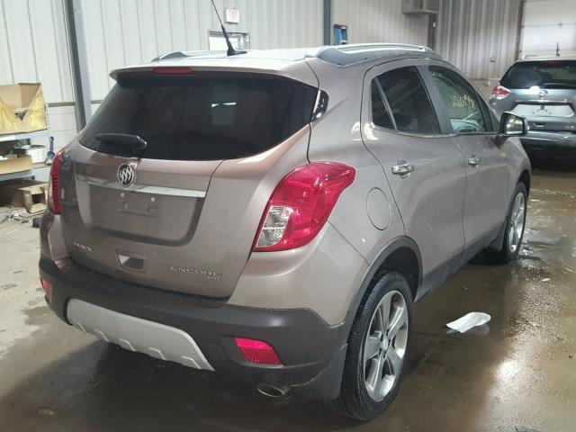 KL4CJFSB3EB584945 - 2014 BUICK ENCORE CON GRAY photo 4