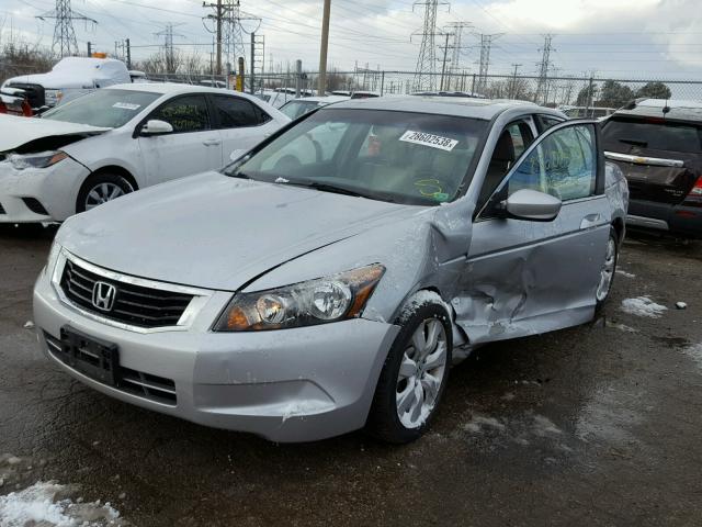 1HGCP26839A112169 - 2009 HONDA ACCORD EXL SILVER photo 2