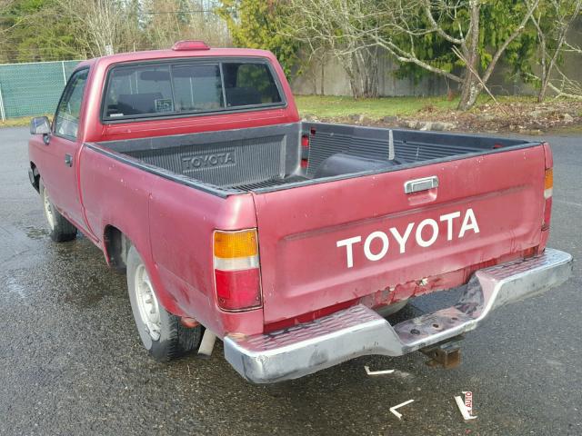 4TARN81A9RZ263820 - 1994 TOYOTA PICKUP 1/2 MAROON photo 3