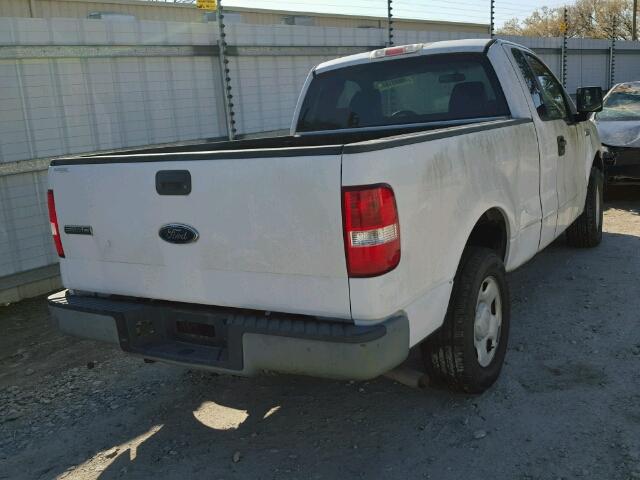 1FTRF12W65KB90038 - 2005 FORD F150 WHITE photo 4