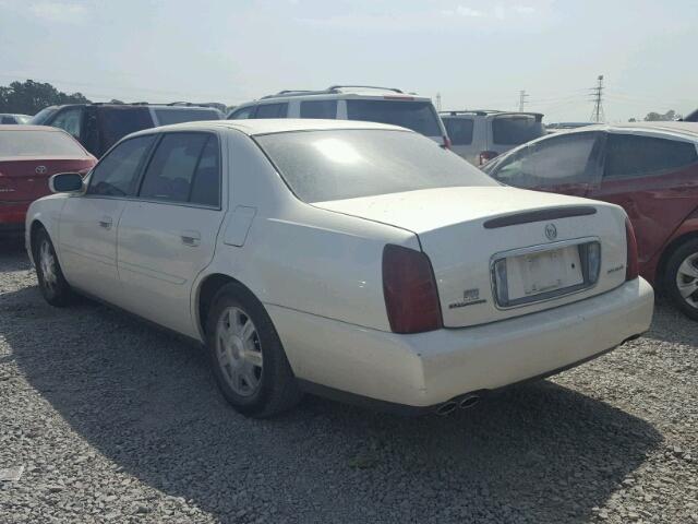 1G6KD54Y43U255731 - 2003 CADILLAC DEVILLE WHITE photo 3