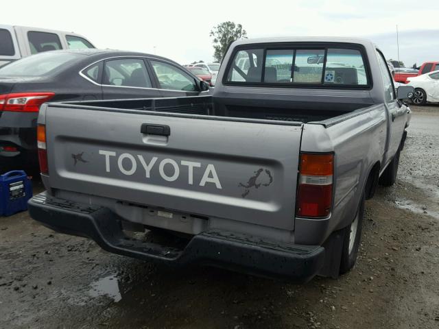 4TARN81A5PZ118898 - 1993 TOYOTA PICKUP 1/2 SILVER photo 4