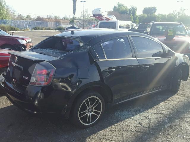 3N1BB61E07L697055 - 2007 NISSAN SENTRA SE- BLACK photo 4