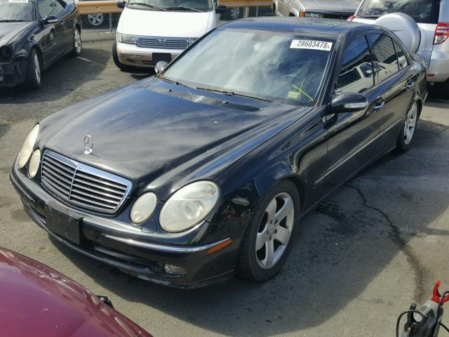 WDBUF70J63A204719 - 2003 MERCEDES-BENZ E 500 BLACK photo 2