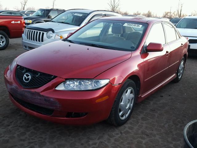 1YVFP80C735M26736 - 2003 MAZDA 6 I RED photo 2