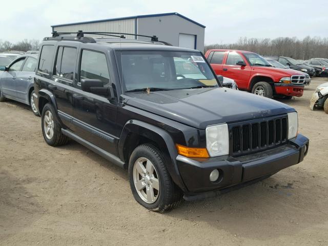 1J8HG48K36C293596 - 2006 JEEP COMMANDER BLACK photo 1