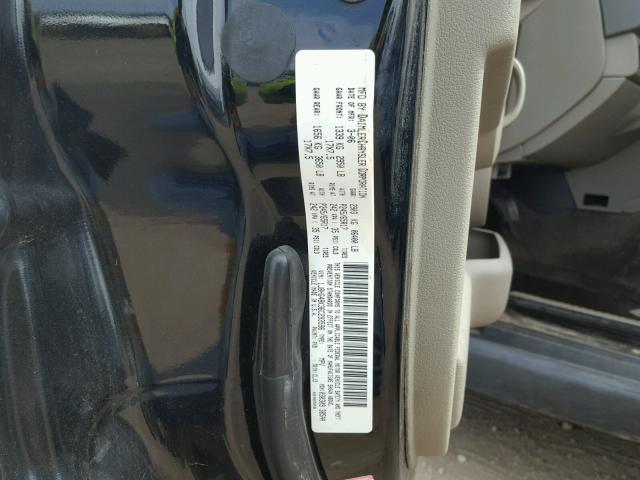 1J8HG48K36C293596 - 2006 JEEP COMMANDER BLACK photo 10