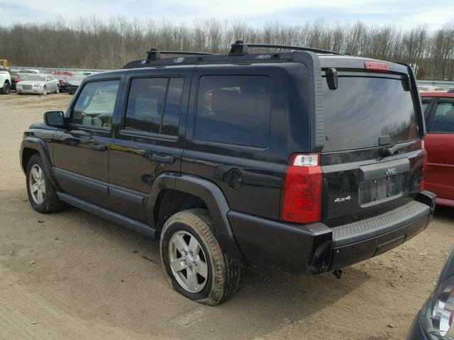 1J8HG48K36C293596 - 2006 JEEP COMMANDER BLACK photo 3