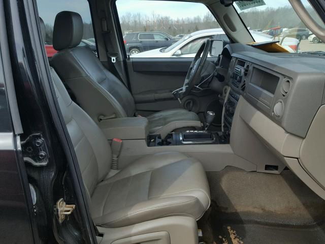 1J8HG48K36C293596 - 2006 JEEP COMMANDER BLACK photo 5