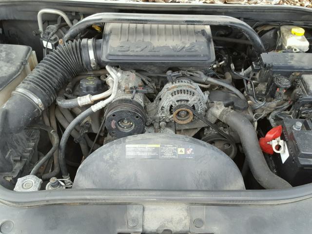 1J8HG48K36C293596 - 2006 JEEP COMMANDER BLACK photo 7