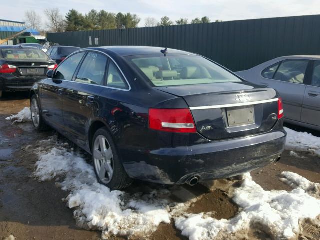 WAUAH74F88N038656 - 2008 AUDI A6 3.2 BLUE photo 3