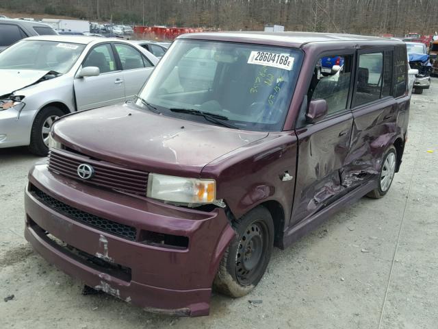 JTLKT324754020963 - 2005 TOYOTA SCION XB MAROON photo 9