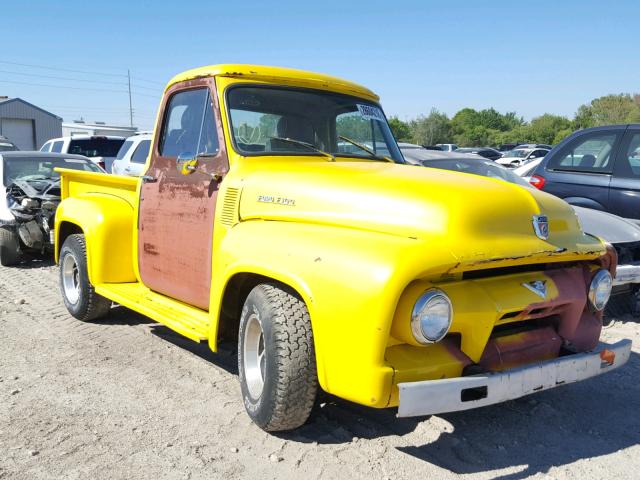 F10D4N15621 - 1954 FORD F-100 YELLOW photo 1