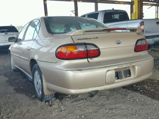 1G1NE52J816188266 - 2001 CHEVROLET MALIBU LS 金色 照片 3