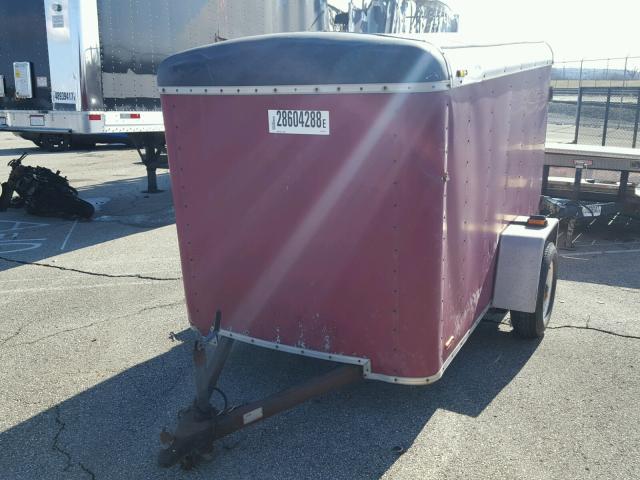 4X4TSE21XWB012027 - 2000 CARGO TRAILER MAROON photo 2