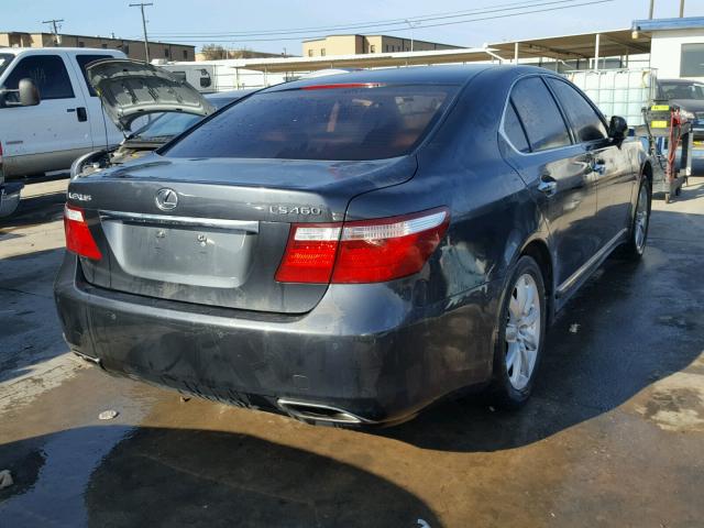 JTHBL46F195089871 - 2009 LEXUS LS 460 GRAY photo 4