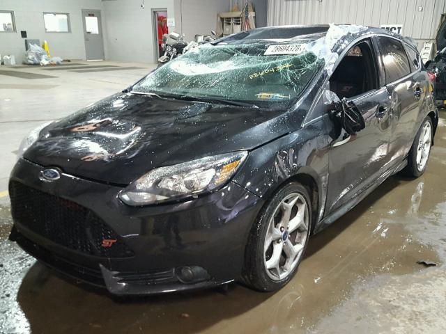 1FADP3L97DL185795 - 2013 FORD FOCUS ST BLACK photo 2