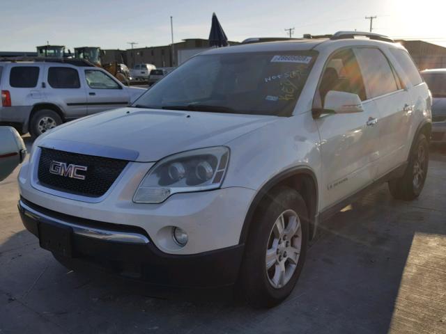 1GKER337X8J159723 - 2008 GMC ACADIA SLT WHITE photo 2