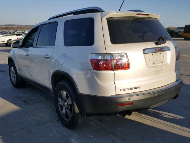 1GKER337X8J159723 - 2008 GMC ACADIA SLT თეთრი ფოტო 3
