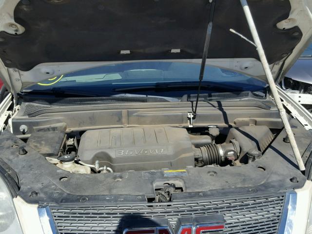 1GKER337X8J159723 - 2008 GMC ACADIA SLT თეთრი ფოტო 7