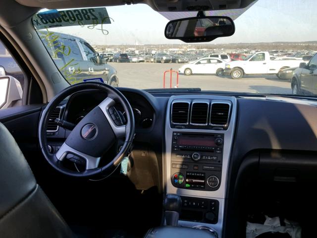 1GKER337X8J159723 - 2008 GMC ACADIA SLT თეთრი ფოტო 9