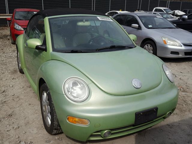 3VWCM31YX5M317289 - 2005 VOLKSWAGEN NEW BEETLE GREEN photo 1