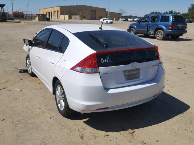 JHMZE2H75AS013479 - 2010 HONDA INSIGHT EX WHITE photo 3