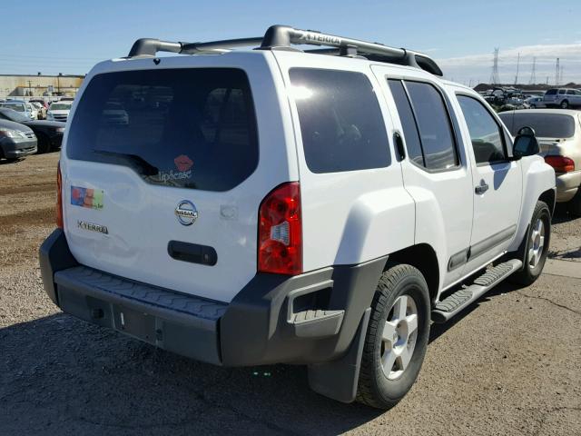 5N1AN08U66C556166 - 2006 NISSAN XTERRA OFF WHITE photo 4