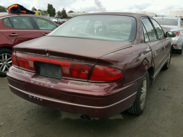 2G4WB52K3X1561190 - 1999 BUICK REGAL LS 勃艮第红 照片 4