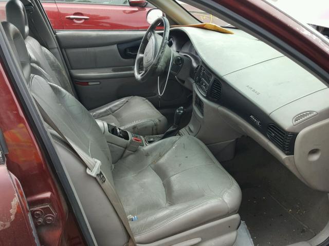 2G4WB52K3X1561190 - 1999 BUICK REGAL LS 勃艮第红 照片 5