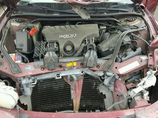 2G4WB52K3X1561190 - 1999 BUICK REGAL LS 勃艮第红 照片 7