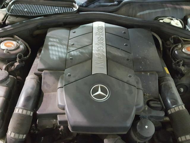 WDBNG75J44A401268 - 2004 MERCEDES-BENZ S 500 BLACK photo 7