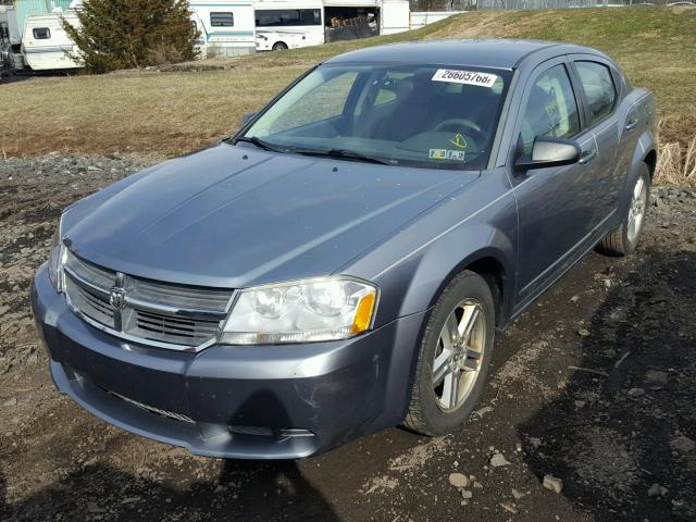 1B3LC56R58N635917 - 2008 DODGE AVENGER SX GRAY photo 2