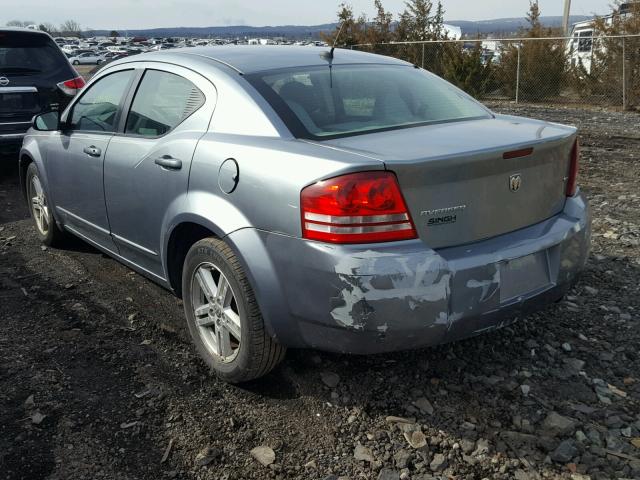 1B3LC56R58N635917 - 2008 DODGE AVENGER SX GRAY photo 3