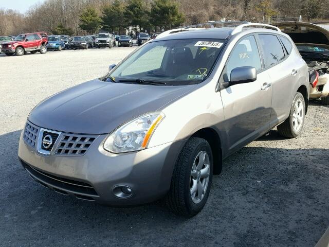 JN8AS5MV4AW128469 - 2010 NISSAN ROGUE S GRAY photo 2